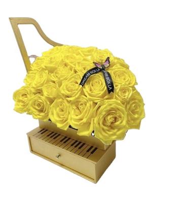 China Handmade Piano Box Flower Arrangement Box for sale