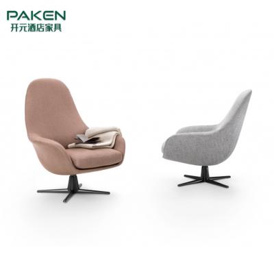 China Factory Style Custom Good Quality Modern Home Furniture Pink Paken Single Leisure Lounge Chair for sale