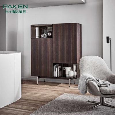 China Paken factory wholesale custom made wooden sideboard cabinet modern design for villa dining room for sale