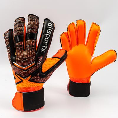 China Finger ProtectionÂ   Professional Adult Children Sport Breathable Soccer Goalkeeper Gloves for sale