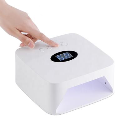 China Best Selling 9600 Dual USB UV Led Gel Nail Lamp Fast Curing AMh UV Led Gel Curing Nail Polish Baking Lamp For Pasting Nail Tools for sale