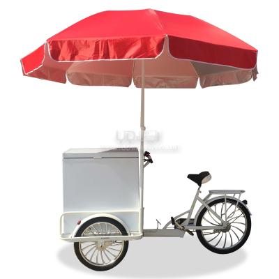 China Vegetable Processing Factory Three Wheel Vending Cargo Freezer Monkey Carts Electric Tricycle Coffee Juice Cart Ice Cream Bike for sale