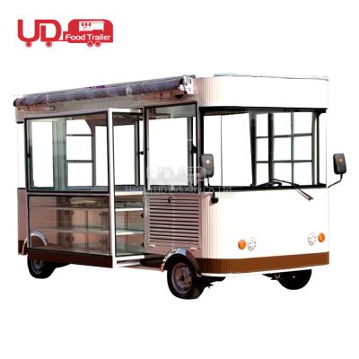 China Custom size ice cream snack cart hot dog vegetable processing factory mobile size food truck for sale for sale