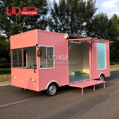 China Commercial Vegetable Processing Plant Coffee Cart Juice Foodcart Mobile Food Trailer Food Truck For Sale USA for sale