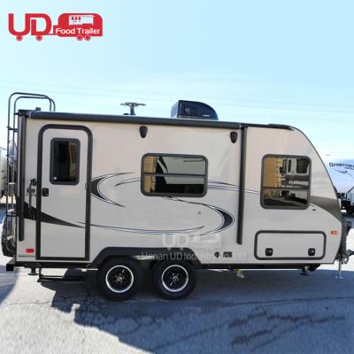 China Travel Trailer Custom Size Comfortable Mobile Off Road Van Mini House Trailer Travel Camper Caravan for sale