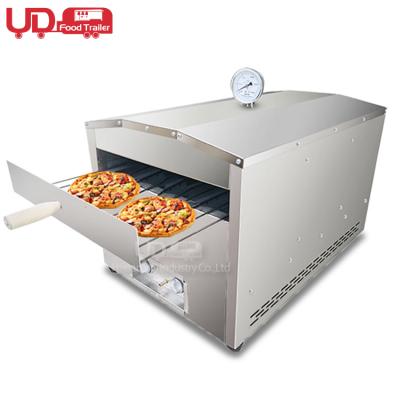 China Vegetable Processing Plant Commercial Automatic Portable Mini Outdoor Sale Gas Pizza Oven for sale