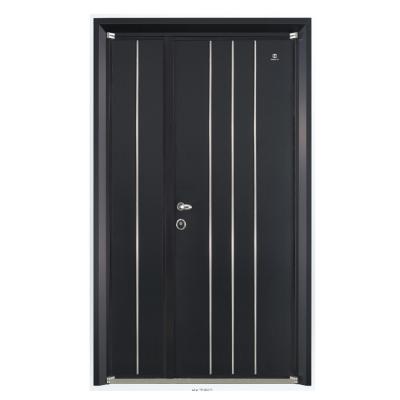 China Modern Double Doors Entrance Apartment Exterior Main Entrance for sale