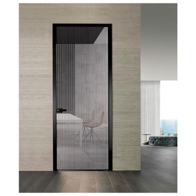 China Heat Insulation Hotel Apartment Bathroom Aluminum Alloy 6063 1.5 Thickness Door for sale