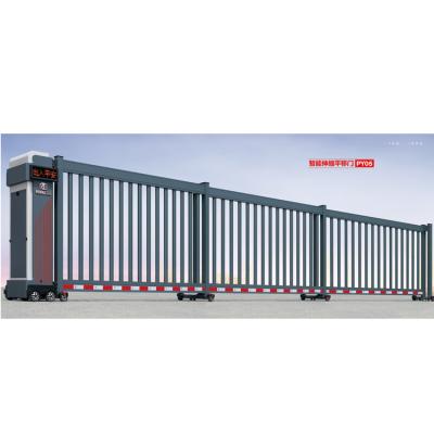 China 2021 Modern Design Industrial Motorized Automatic Aluminum Driveway Gate PY05 for sale