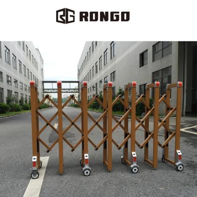 China Accordion Movable Lightweight Mobile Manual Barrier for sale