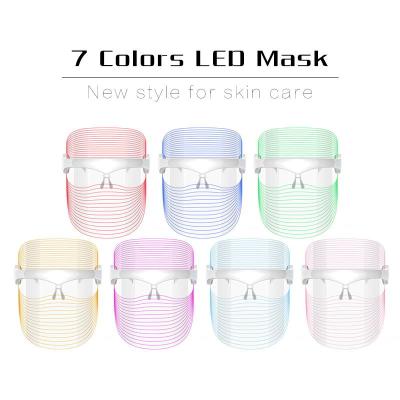 China Pigment Removal 7 Colores LED Phototherapy Beauty Facial Mask PDT LED Machine Therapy LED Facial Masks for sale