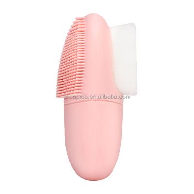 China Electric Silicone DEEP CLEANING Brush Cleaner Sonic Vibration Deep Cleaning Brush Face Detergent Brush for sale