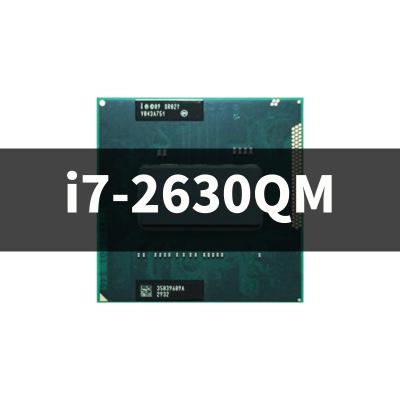 China LAPTOP Core I7-2630QM I7 2630QM SR02Y 2.0 GHz 45W G2 Quad-core Eight-thread CPU Processor 6M Socket / RPGA988B for sale