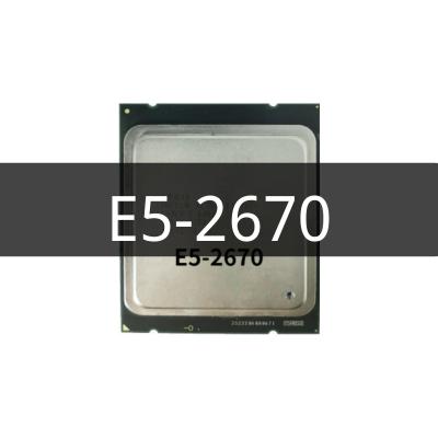 China Server Xeon E5-2670 E5 2670 Eight-core Sixteen-thread CPU Processor 2.6 GHz 20M 115W LGA 2011 for sale