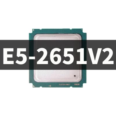 China Desktop Server Xeon Processor E5-2651V2 E5-2651 V2 E5 2651V2 CPU 1.8 LGA 2011 SR19K Twelve Cores Processor E5 2651V2 for sale