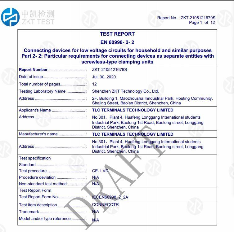 CE - TLC TERMINALS TECHNOLOGY LIMITED