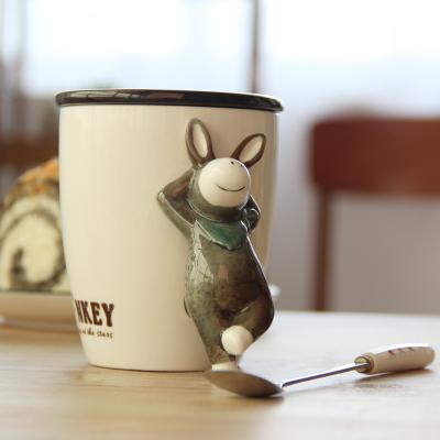 China Viable Creative Animal Ceramic Mug for sale