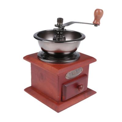 China Hand wooden wooden coffee grinder for sale