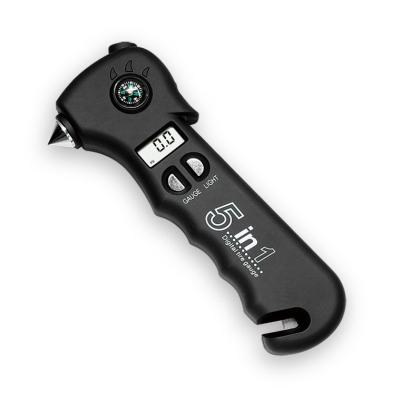 China 5 In 1 Multi Function Digital Tire Pressure Indicated Pressure Gauge BH013 for sale