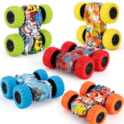 China Toy Inertia Four Wheel 360 Friction Roll Model Double Sided Stunt Car Acrobatic Climbing Vehicle For Kid for sale