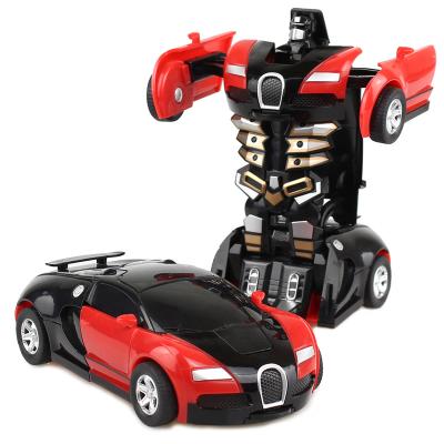 China Enjoy Fun Newcomer Car Transformed Deformation Robot Changed Toy ABS Plastic Robot Kids Cool Children Toy Deformation Car for sale