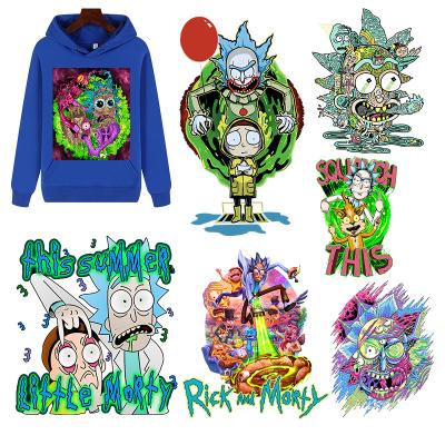 China Support Washable Custom Design Dtf Pet Movie Screen Printing Heat Transfer T-shirt Hoodie Plastic Bag Ironing Decorative Decal for sale