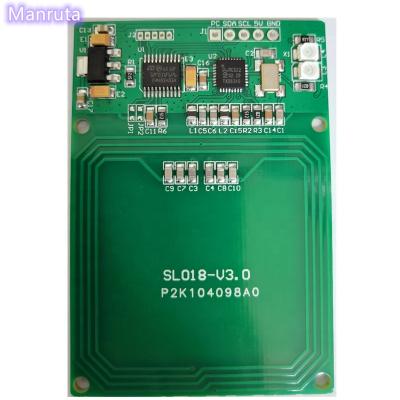 China manufacture ISO14443A 13.56Mhz HF RFID OEM Recessed Module Transponder SL018 Module 65*45mm for sale