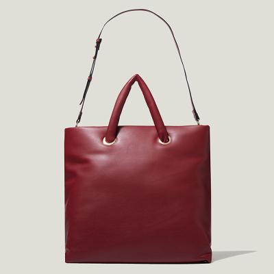 China Other Classic Custom Ladies Handbags Shoulder Handbag Women Solid Color Designer Wholesale Leather Tote Bag for sale