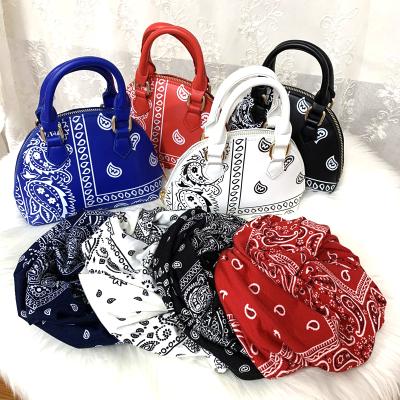 China Fashoion Latest Fashion Women Handbags Ladies PU Shoulder Printing Leather Cross Mini - Hats And Body Bags Purse for sale