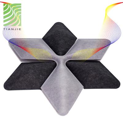 China Tianjie Modern Wholesale Hexagonal Decorative Acoustic Panels Wall Polyester 3d Acoustic Felt Wall Panels zu verkaufen