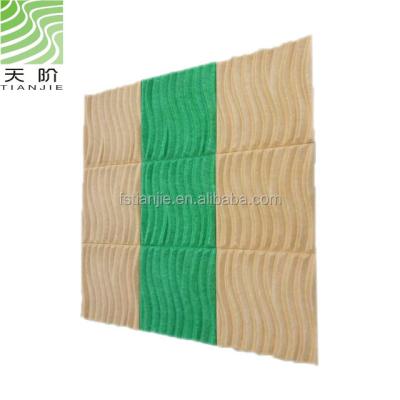 China Modern Recycled Tianjie 3d Acoustic Panels Pet Polyester Fiber Felt Wall Panels Te koop