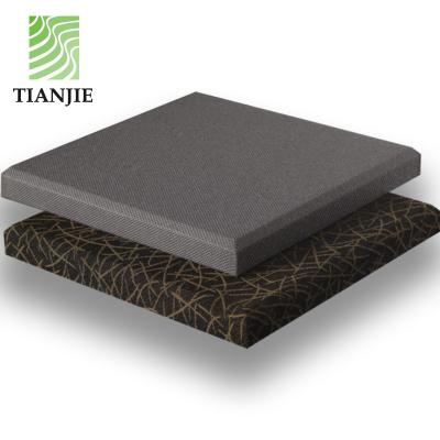 China Fireproof and eco-friendly hot sales! Decorative Sound Proof And Absorbing Acoustic Fabric Panel For Cinema zu verkaufen