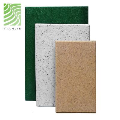 中国 NRC 0.7-0.90 Sound Absorption Sound Absorption Plaster Wall Sound Proof Soundproof Gypsum Board 販売のため