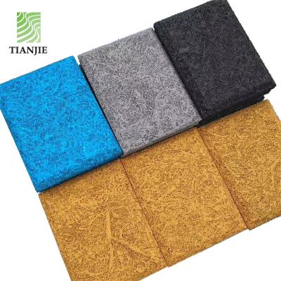 China Art Slot Interior High Quality Wall Panel Wool Acoustic Panel Soundproof Fireproof Eco-friendly Reduction Wood Noise Te koop