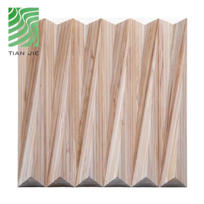 China Modern Wooden Acoustic Panels Solid Wood Diffuser Hanging Acoustic Panel For Recording Room en venta