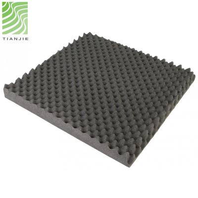 China 25*25 Tianjie Eco-friendly Acoustical Wedges Panels Adhesive Cheap Sound Proof Foam Sheets For Studio zu verkaufen