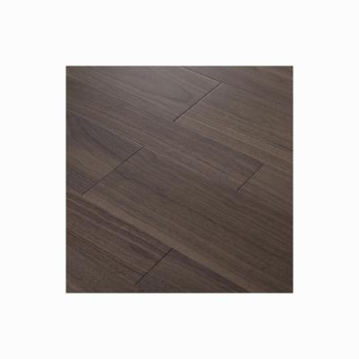 China Traditional Black Chinese Walnut Three Layer Three Strip Engineered Wood Flooring for sale