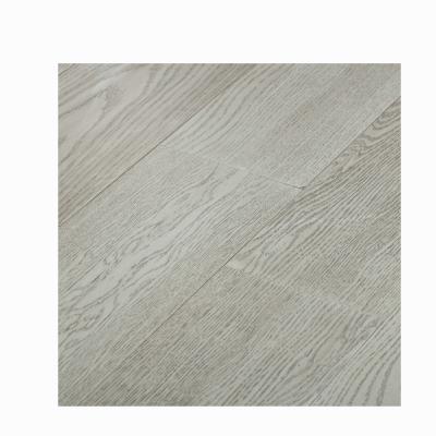 China 2021 Traditional New Product Ideas Oak Hardwood Brushes White Washed Oak Engineered Wood Flooring for sale