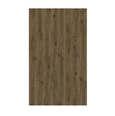 China Modern Waterproof Decoration Wax Laminate Flooring Wood Look Laminate Floors HDF Free Sample for sale