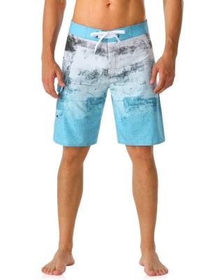 China OEM 2022 Hot Selling Viable Design Custom Logo Print Control Drawstring Tie Dye Plus Size Mens Beach Gym Sports Basketball Biker Shorts for sale