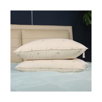 China Hot Sale 1000g Anti-Static Duck Down Healthy Sleep And 5 Star Feather Hotel Pillow for sale