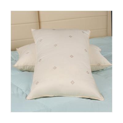 China Anti-Static Custom Bed Pillow Hotel Feather Down Pillow Insert For Comfortable Sleeping for sale