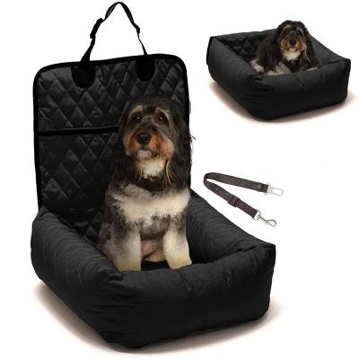 China Breathable Customized Indoor Dog Car Booster Seat Dog Carseat Pet Lounge Bed Cats Booster Seats for sale