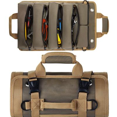 China New Style Travel Small Tool Storage Stocked Bag Roll Up Tool Bag Small Tools Organizer for sale