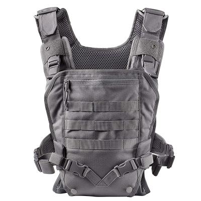 China New Soft Front Pack Carrier Tactical Style Baby Stunning Design For Dads With Travel Tactical Tactical Dad MOLLE Back Baby Carrier for sale