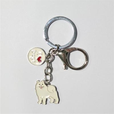 China Professional Souvenir Welsh Dogs Samoyed Corgi Key Chain Keyring for sale