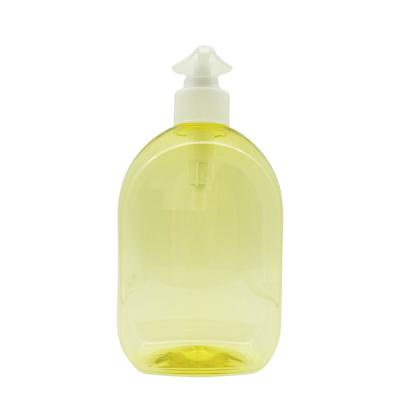 China Plastic Empty Silkscreen Screw Cap And Pump Cap PET Bottles For 500ml Hand Sanitizer Bottle Packing 28/410 for sale