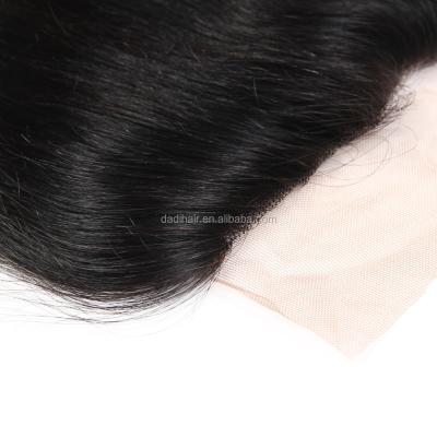 China Fantastic Transparent Silky Straight Wave 13x4 Lace Headband 360 Closure, Frontal Closure Hair for sale