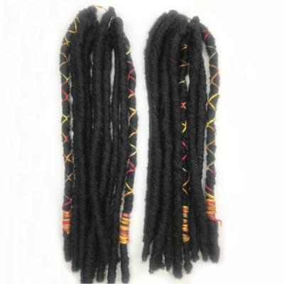 China Small Thin Bae LUNA Locs Twist Braiding Hair Hot Selling Crochet Braid Hair With Colorful String Locs for sale