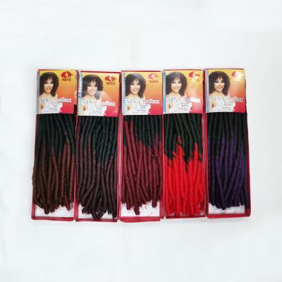 China Orgao Cabelos Cacheado Original Awe Nina Softex Crochet Braids V-tip Hair Ombre Color 14